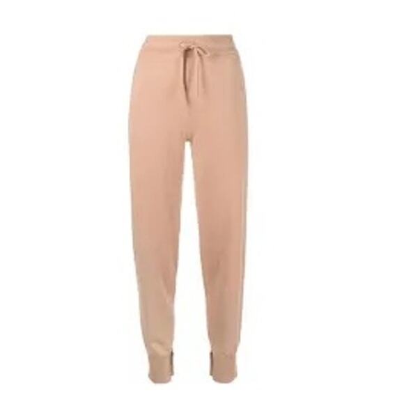 Theory Relaxed Cotton Jogger Sweatpants in Blush Pink Size Small - Picture 1 of 6